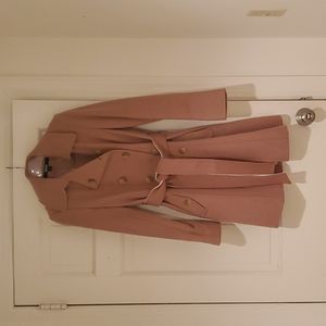 DKNY camel wool coat